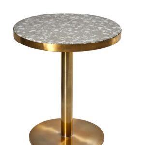 Metal table with marble-1