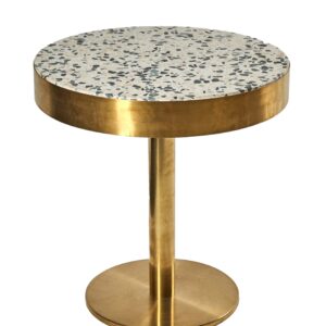 Metal table with marble-2